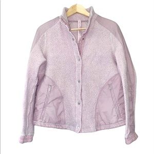 Lululemon Go Cozy Sherpa Wool Blend Jacket | 10